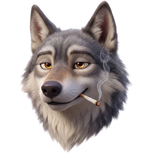 Loulou, la sécurité, loup gris, la cigarette au coin de la gueule